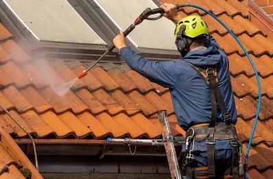 Démoussage et hydrofuge de toiture à Champoulet